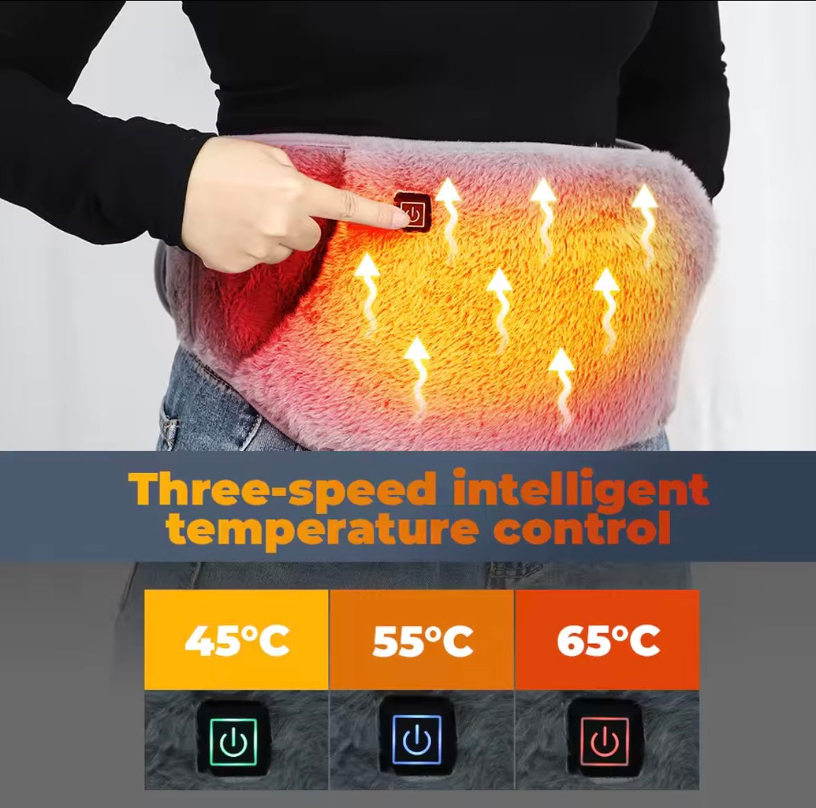 SmartHeat™ 3-Stufen Heizgürtel für Rücken & Nieren